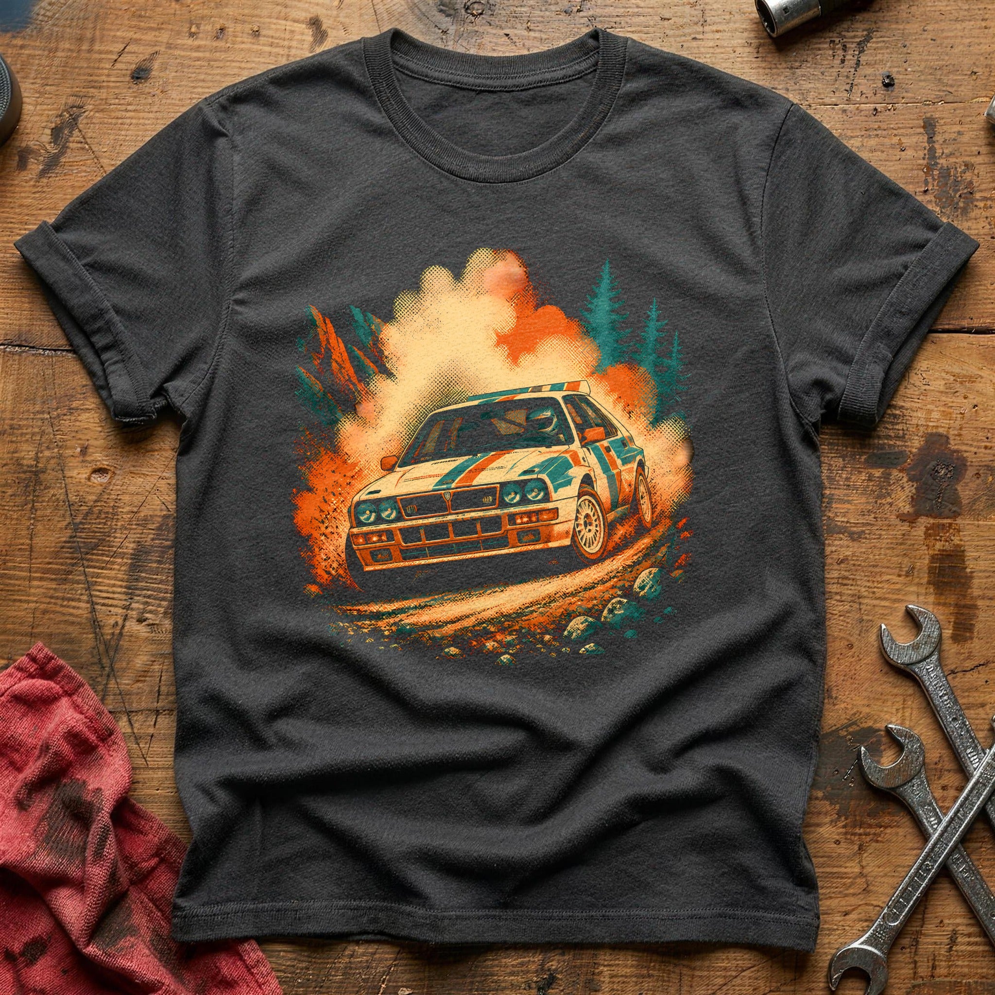 Rally Riso 10 T-Shirt - Charcoal