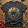 Real Drivers Use Three Pedals T-Shirt - Charcoal