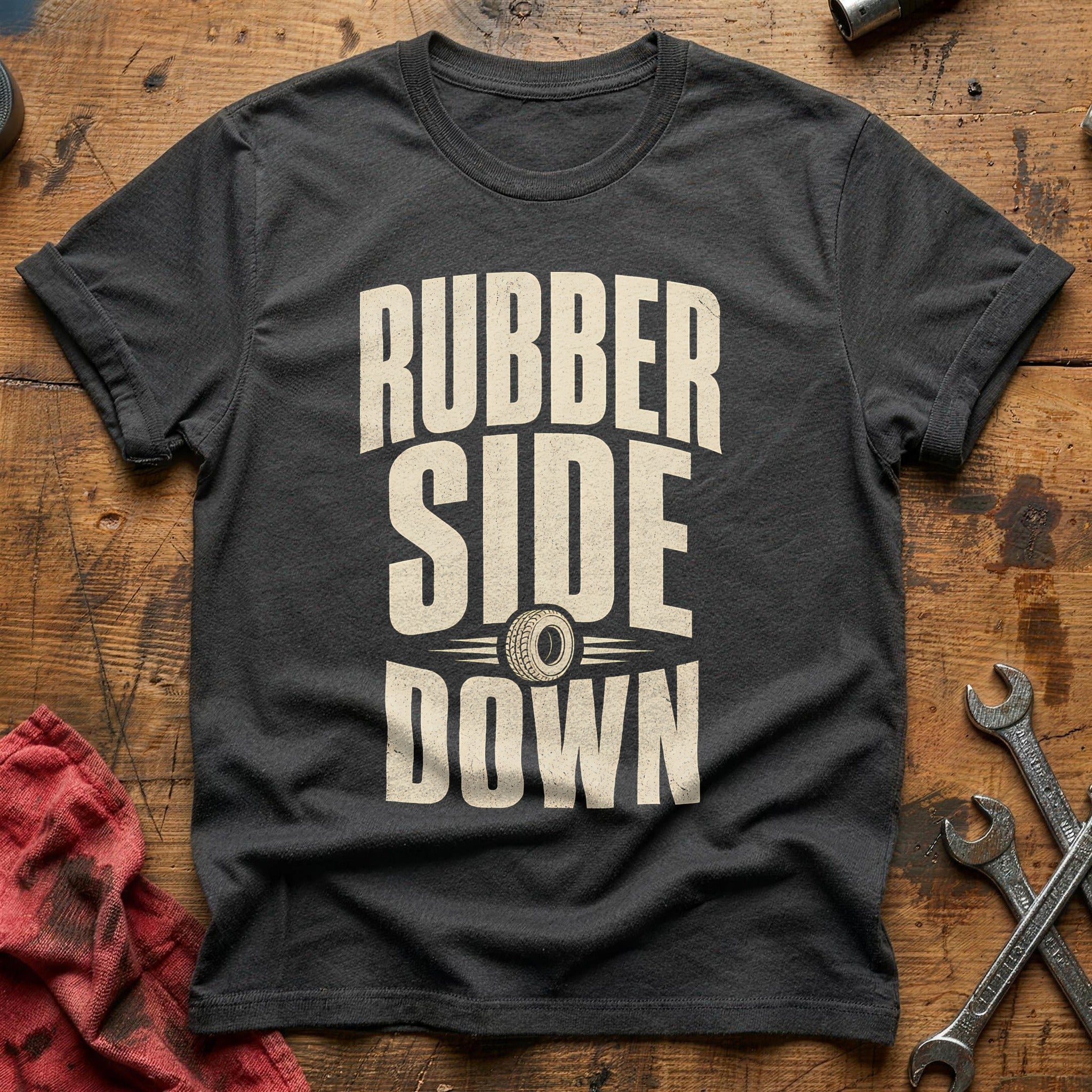 Rubber Side Down - Charcoal