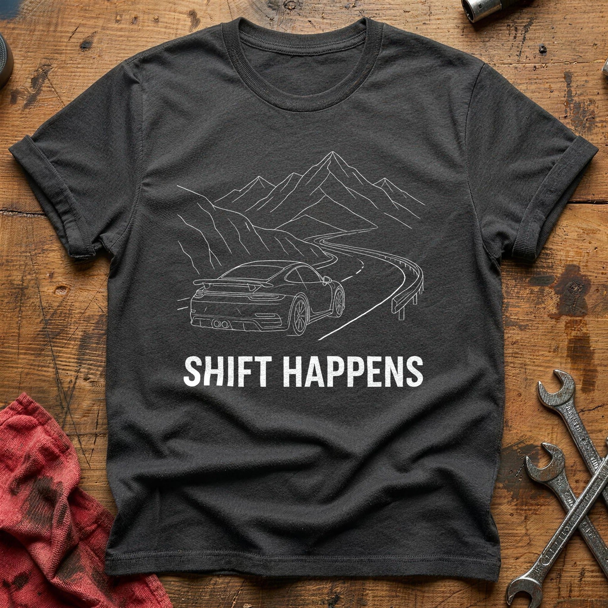 Shift Happens 15 T-Shirt - Charcoal