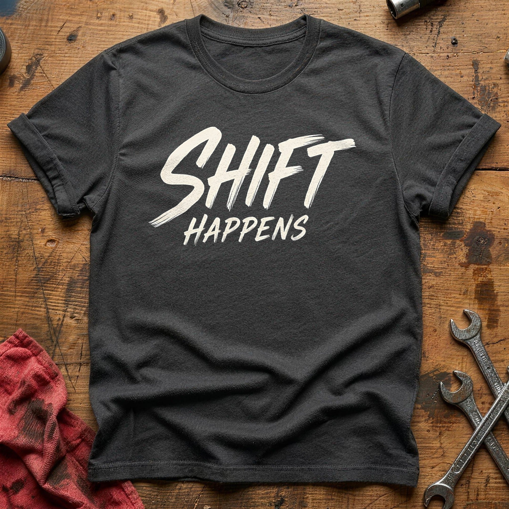 Shift Happens 16 T-Shirt - Charcoal