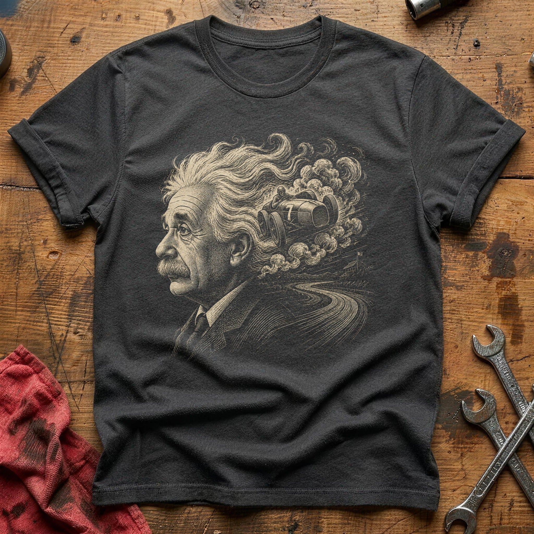 Smoke & Horsepower T-Shirt - Charcoal