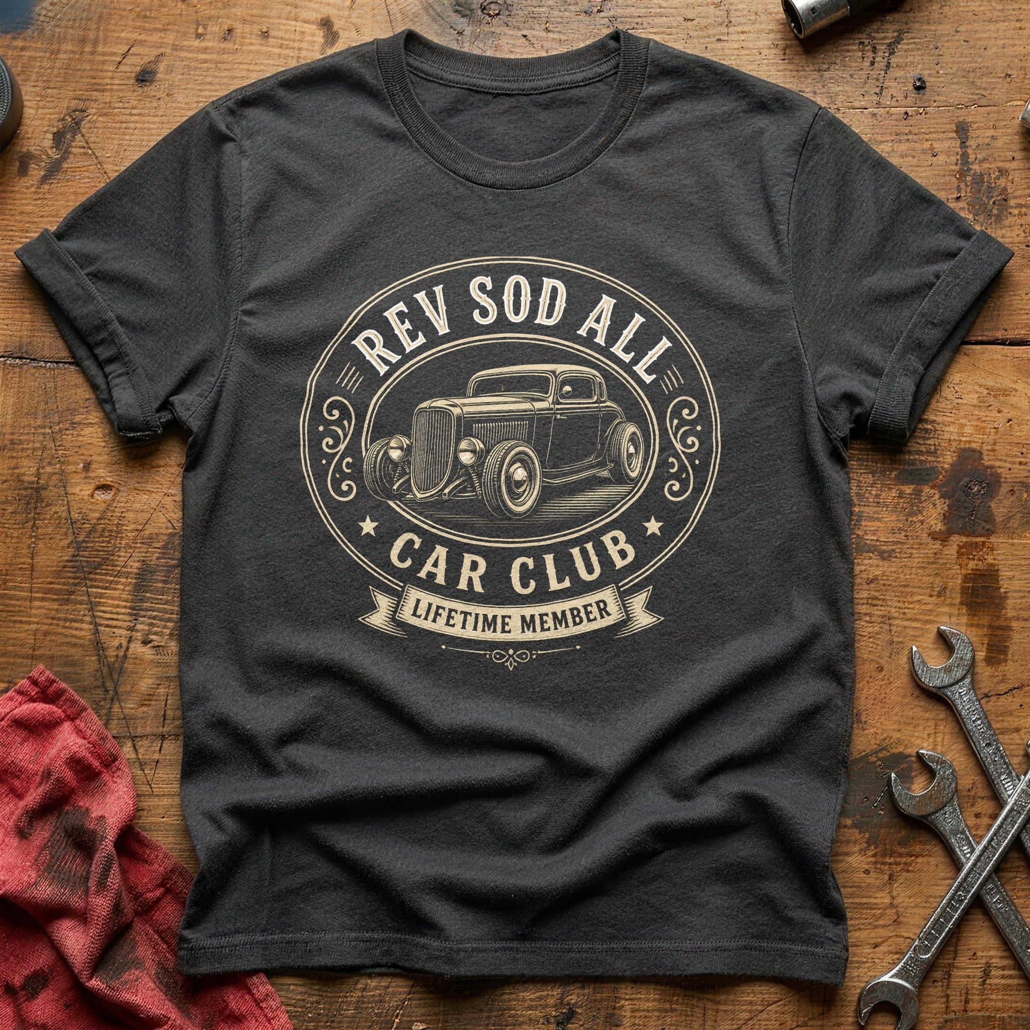 Sod All Lifetime Member T-Shirt - Charcoal