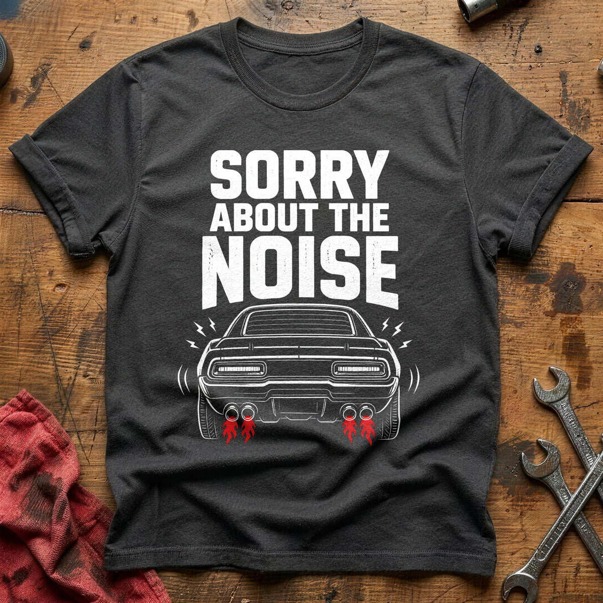 Sorry About The Noise 79 T-Shirt - Charcoal