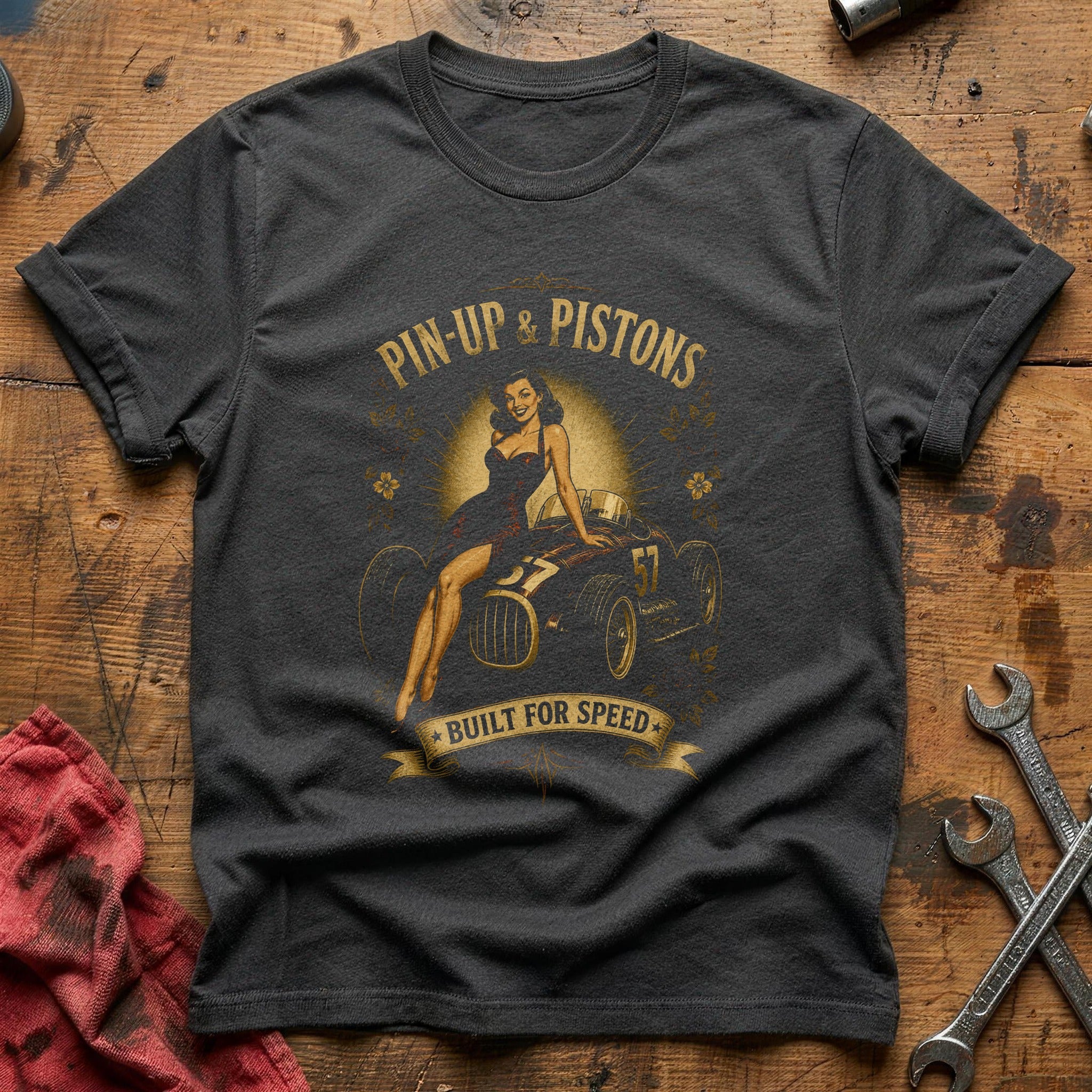 Speed & Curves T-Shirt - Charcoal