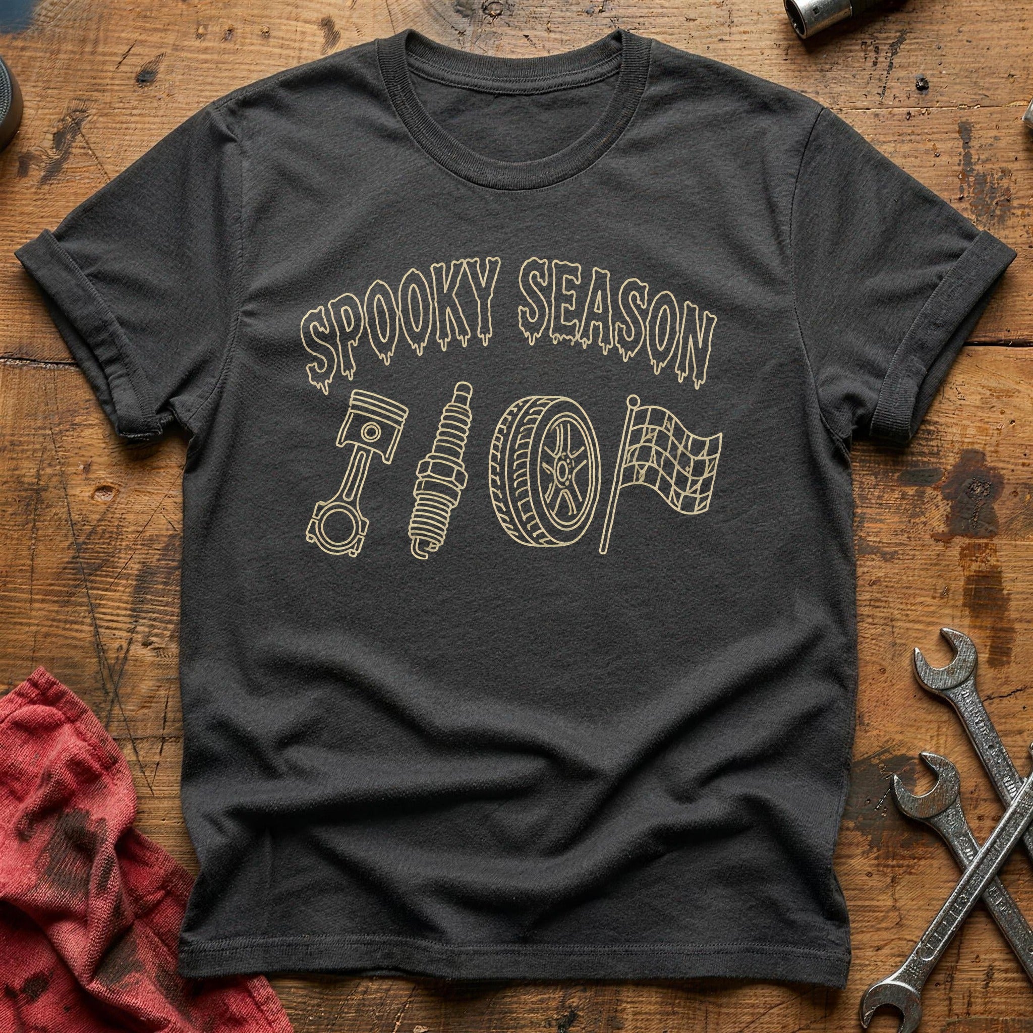 Spooky Season Icons 23 T-Shirt - Charcoal