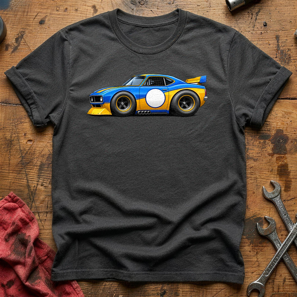 Stock Car 72 T-Shirt - Charcoal