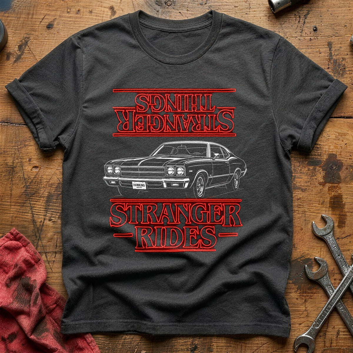 Stranger Rides 17 T-Shirt - Charcoal