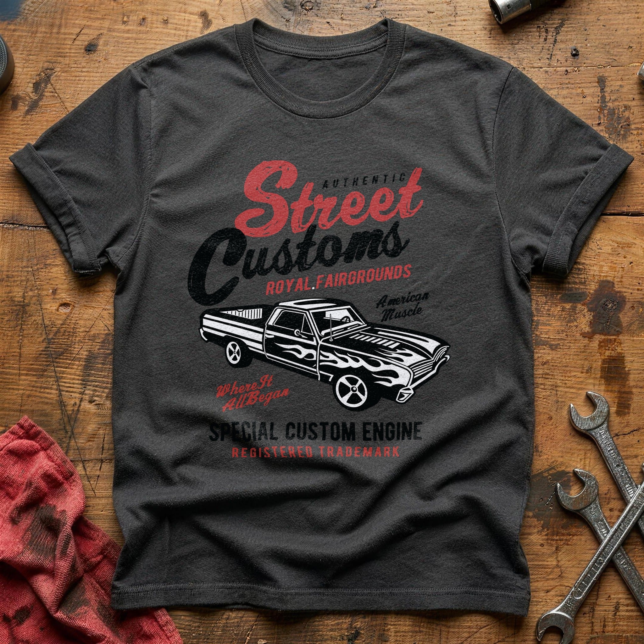 Street custom T-Shirt - Charcoal