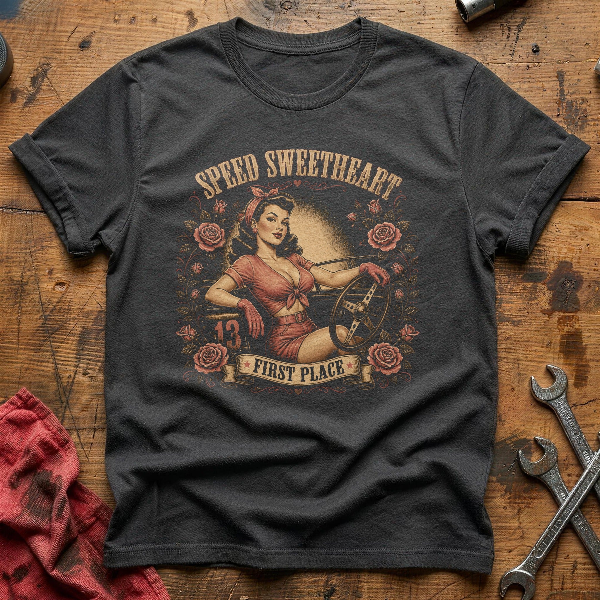 Sweetheart's First Place T-Shirt - Charcoal