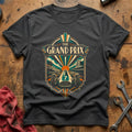 The Grand Prix Deco 64 T-Shirt - Charcoal