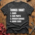 Things I Want 99 T-Shirt - Charcoal