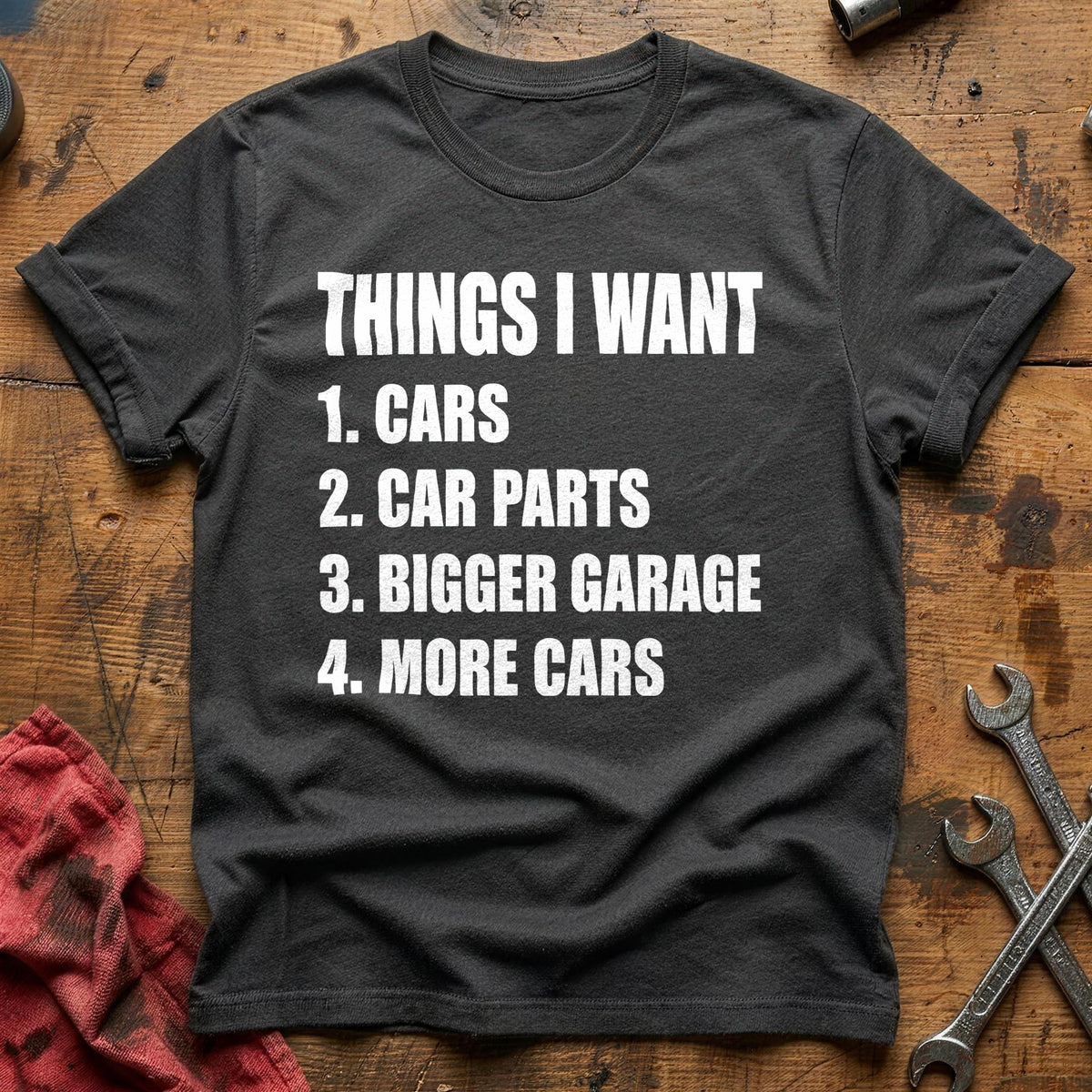Things I Want 99 T-Shirt - Charcoal