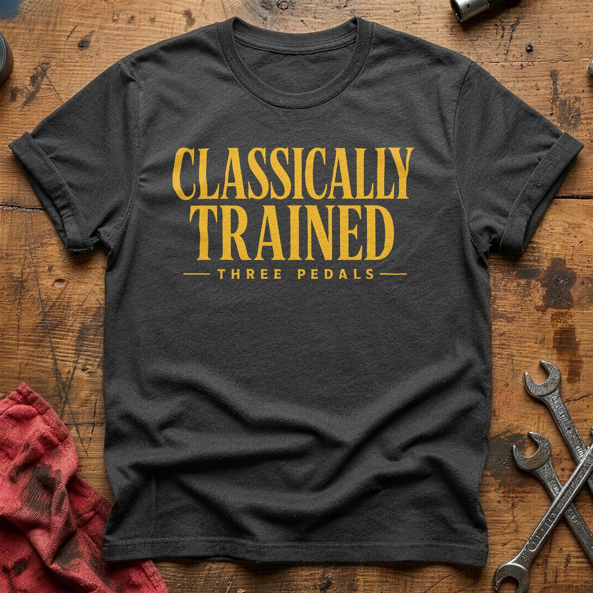 Three Pedals Deep T-Shirt - Charcoal