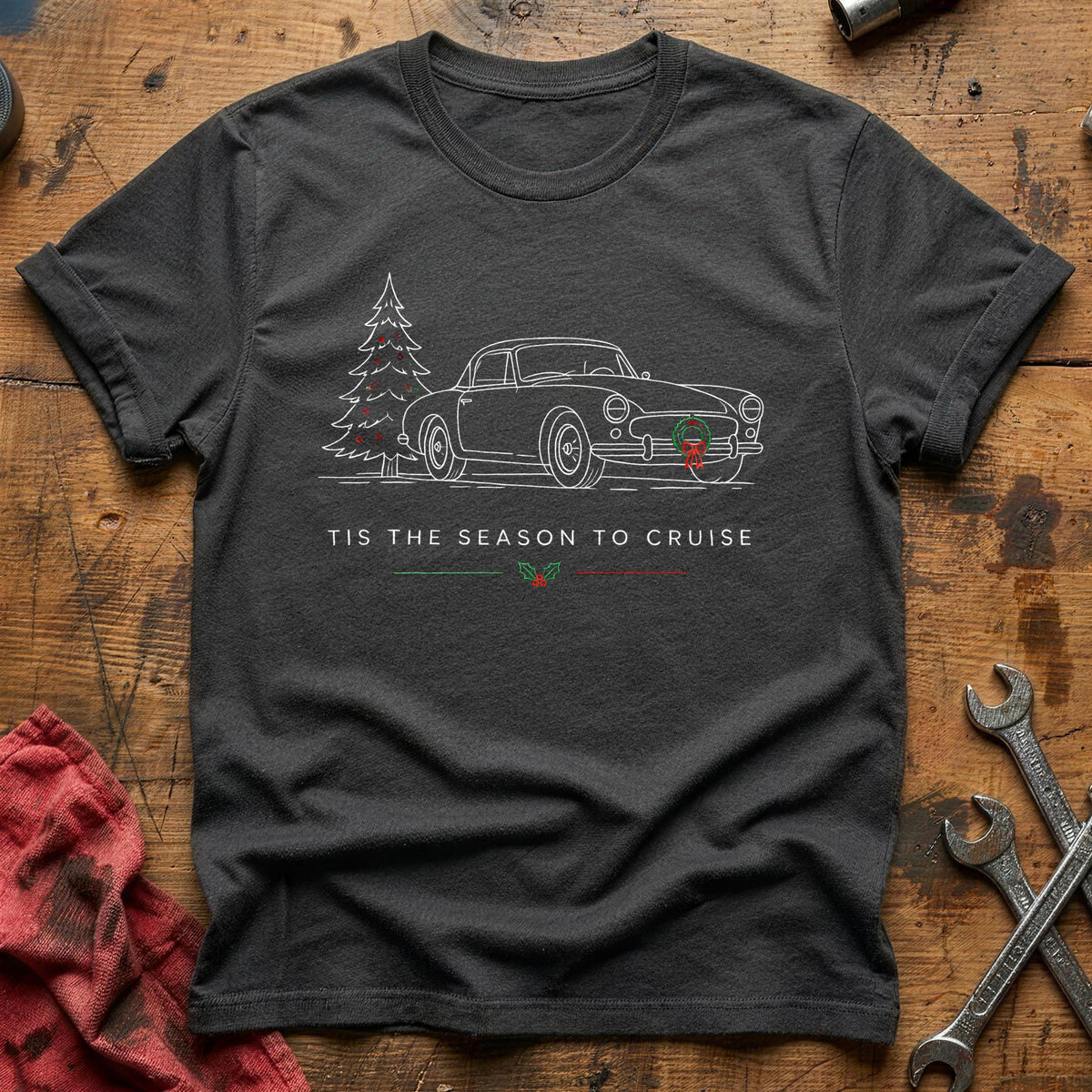 Tis The Season To Cruise 85 T-Shirt - Charcoal