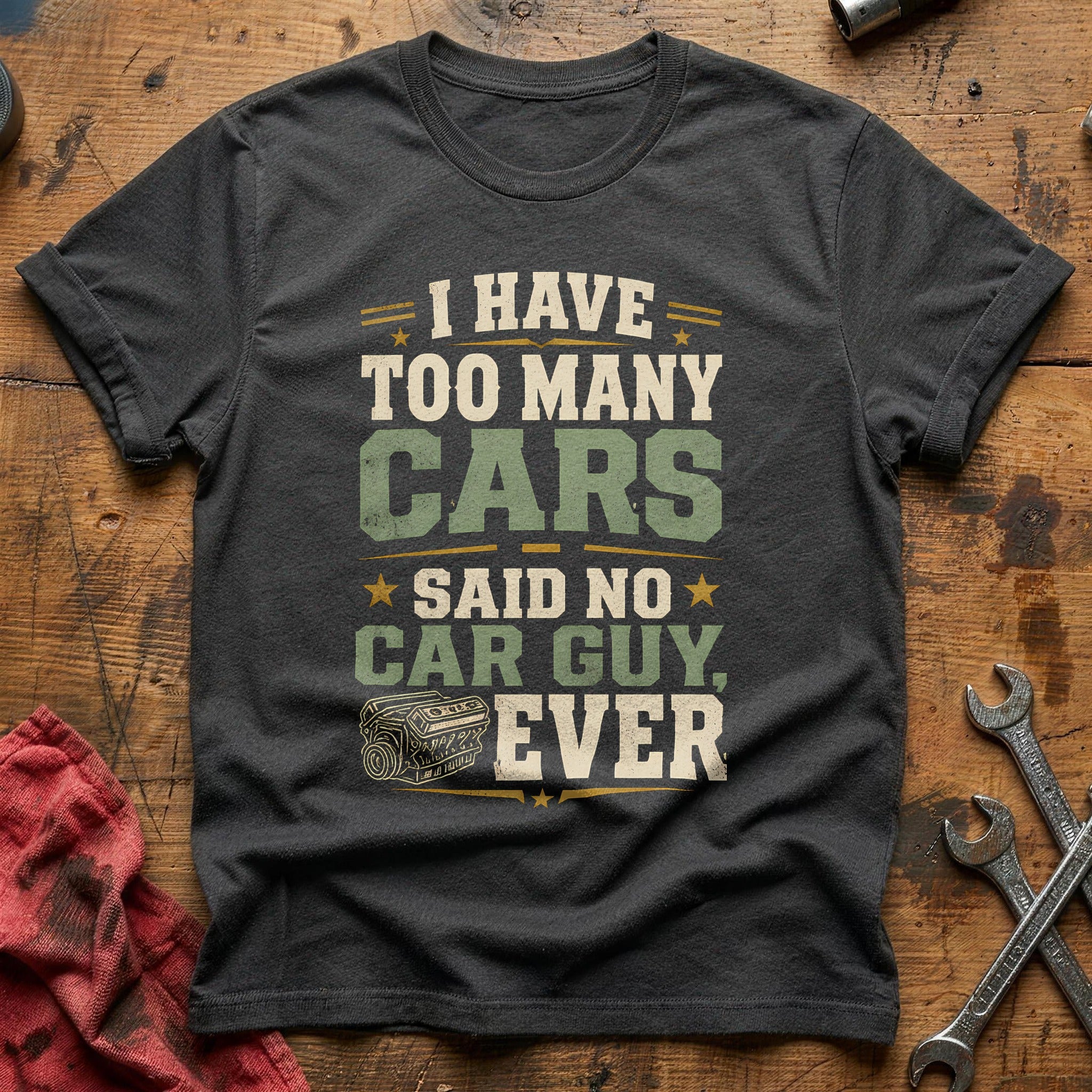 Too Many Cars Said No - Charcoal