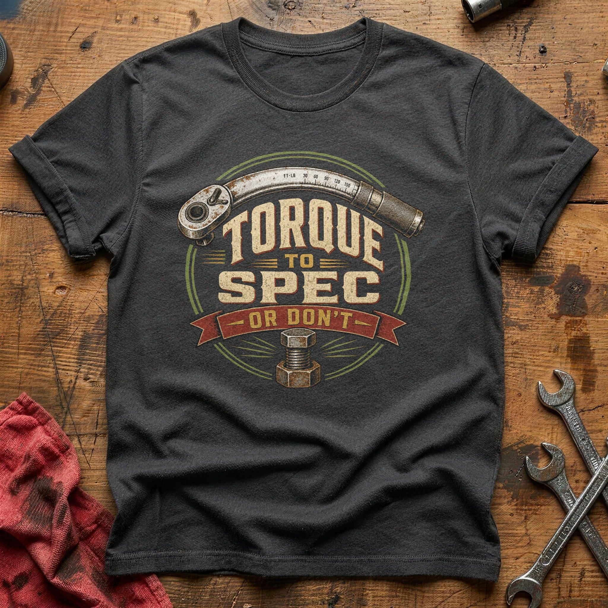 Torque to Spec T-Shirt - Charcoal