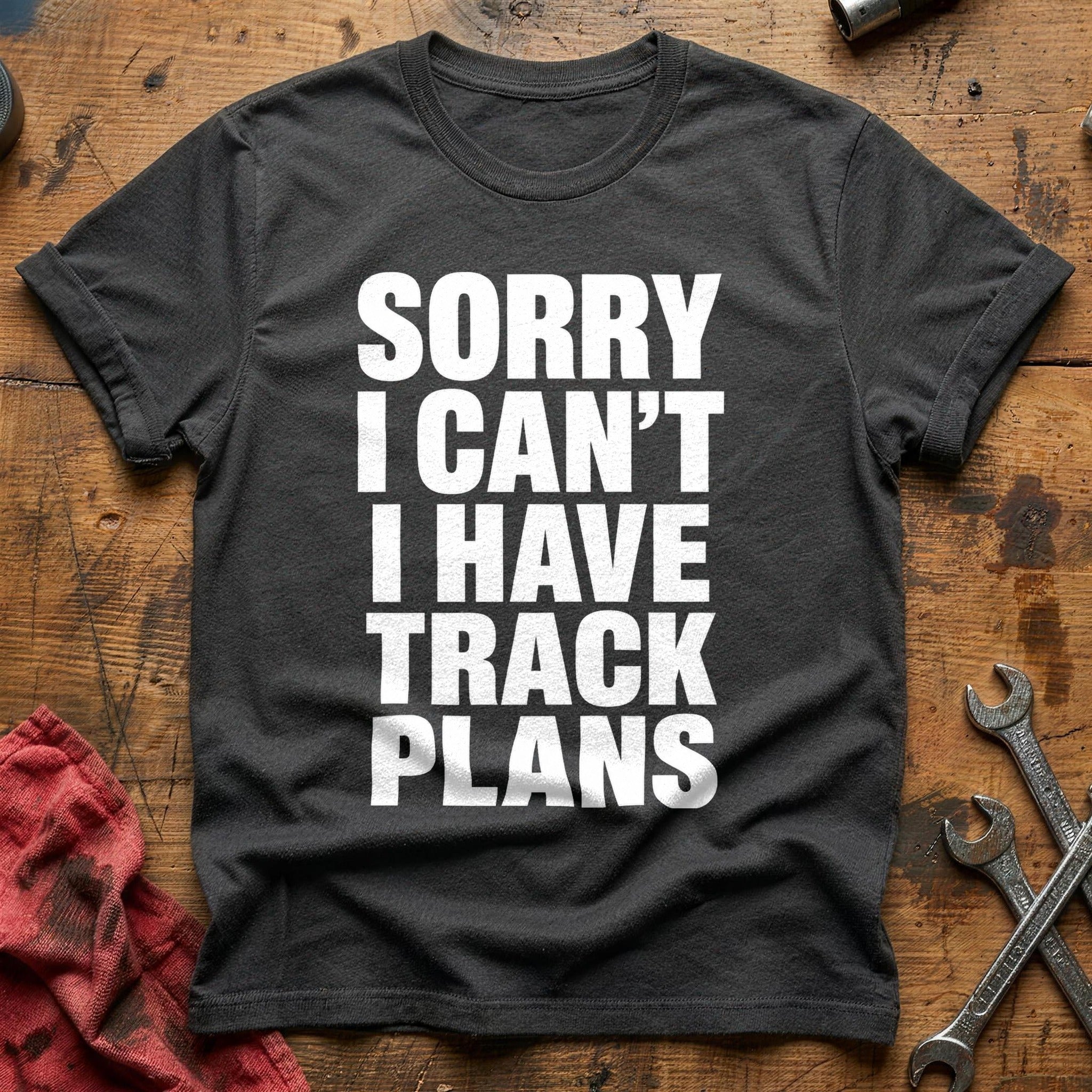 Track Plans Matter T-Shirt - Charcoal