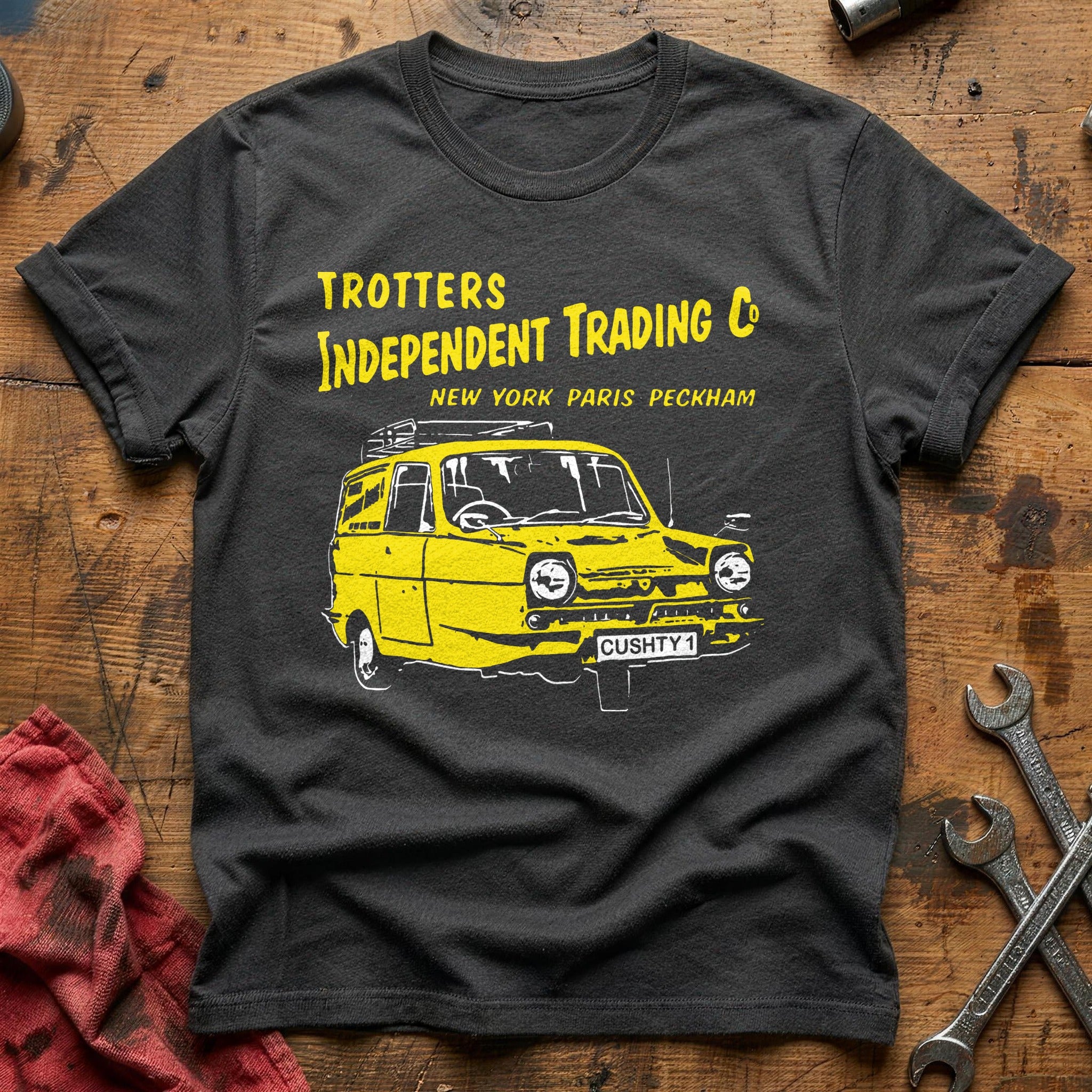 Trotters cushty T-Shirt - Charcoal