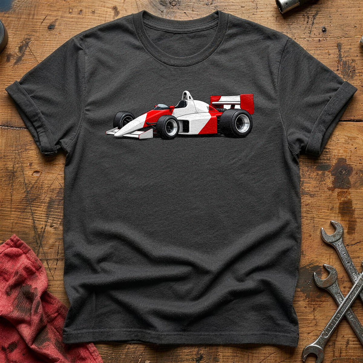Turbo Era Racer 26 T-Shirt - Charcoal