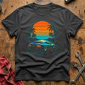 Vaporwave Car 50 T-Shirt - Charcoal