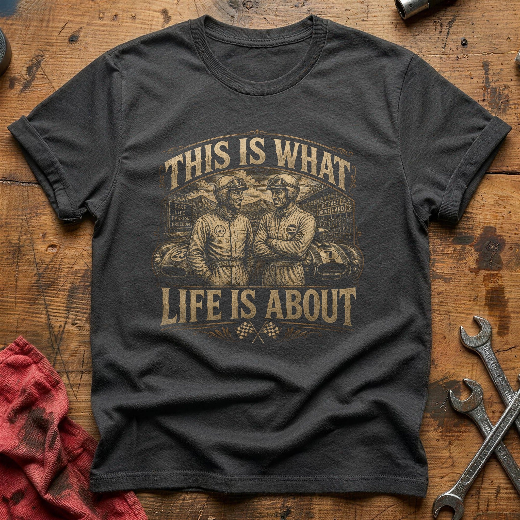 What Life's Really About T-Shirt - Charcoal