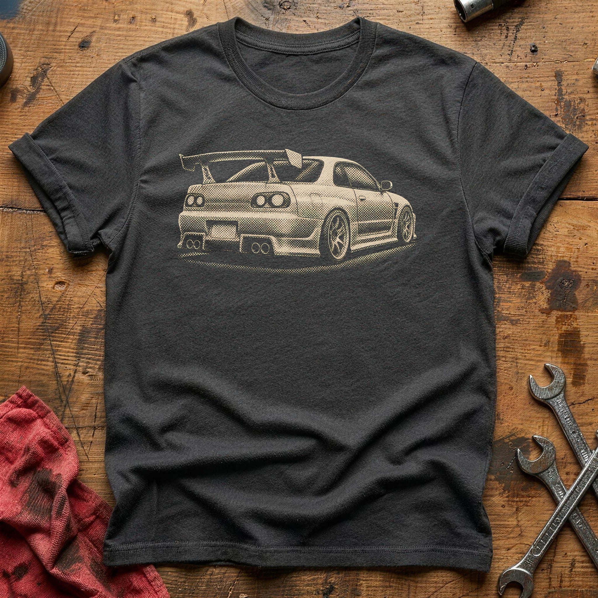 Wing & Wheels - Charcoal