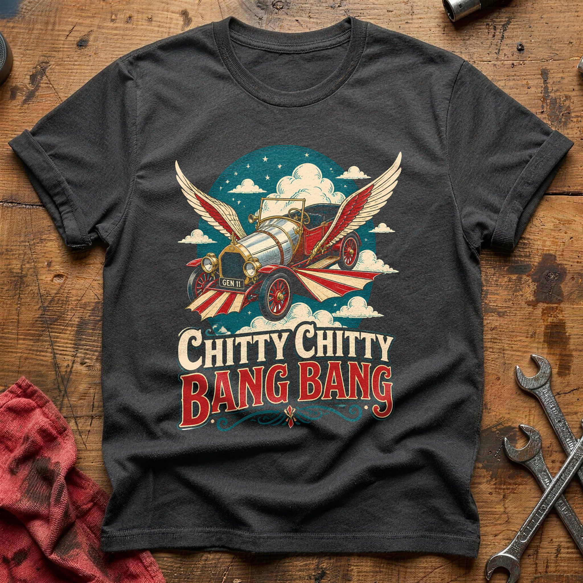 Winged Wonder T-Shirt - Charcoal