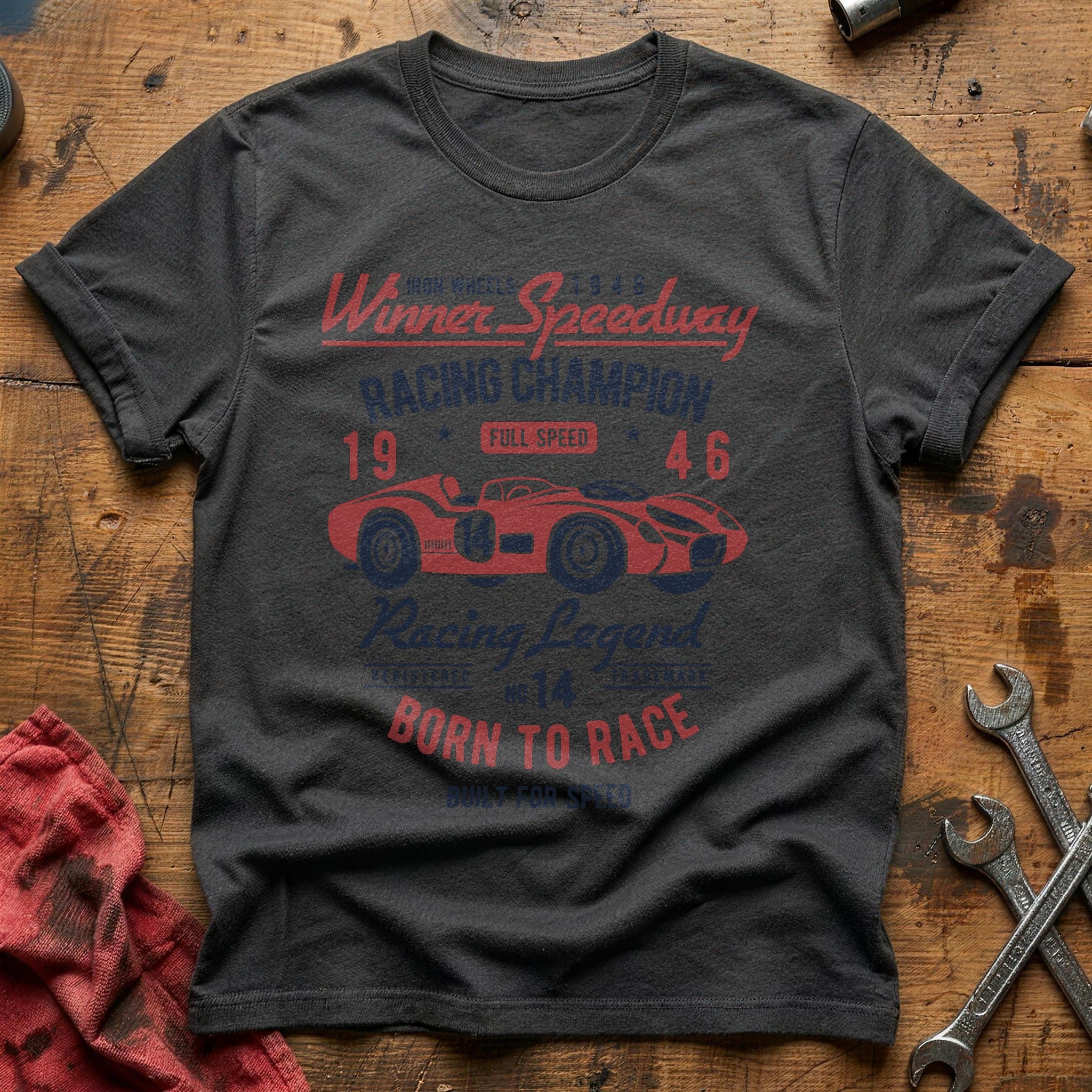 Winner speedway T-Shirt - Charcoal