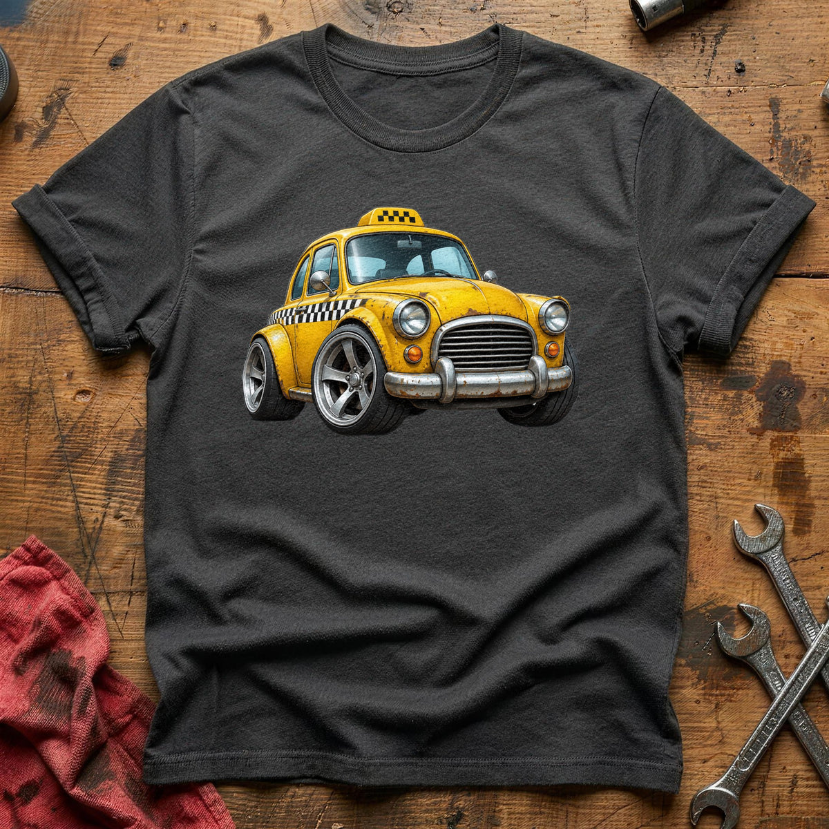 Yellow Cab 92 T-Shirt - Charcoal