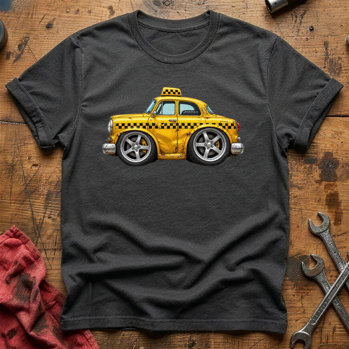 Yellow Cab 93 T-Shirt - Charcoal