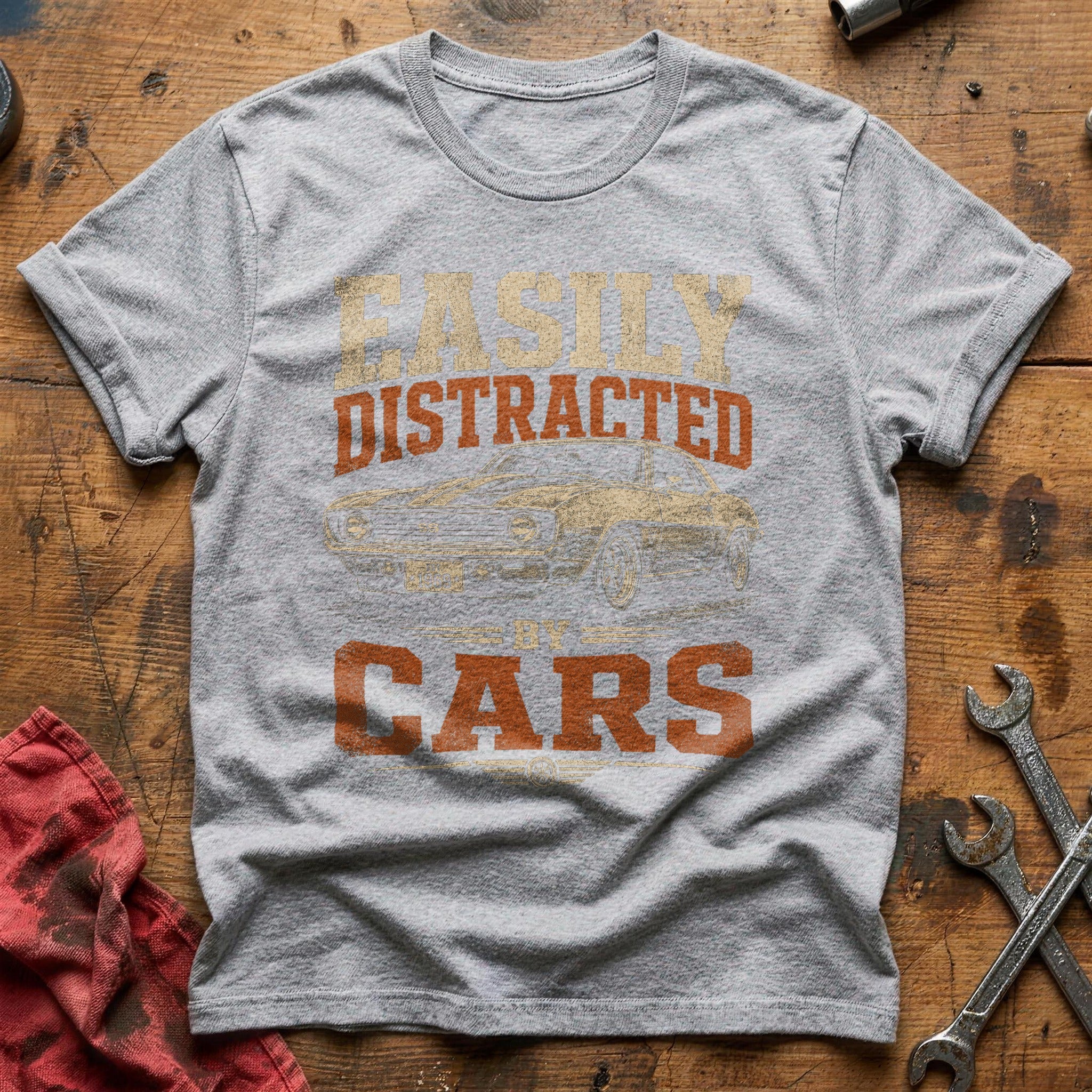 Distracted by Classics T-Shirt - Sport Grey