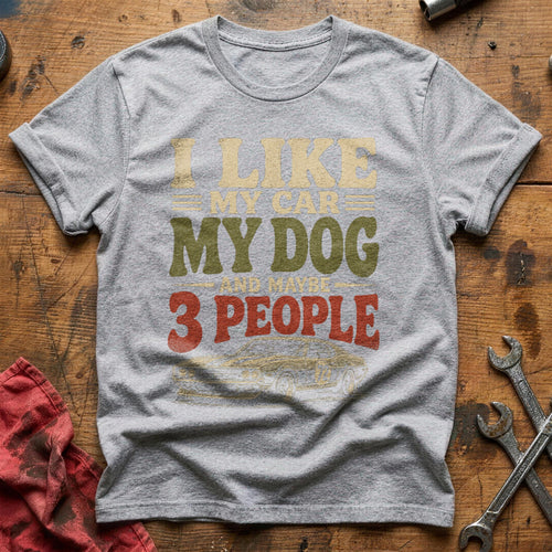 Dog & Selective People T-Shirt - Sport Grey