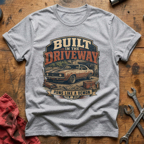 Driveway Demon T-Shirt - Sport Grey