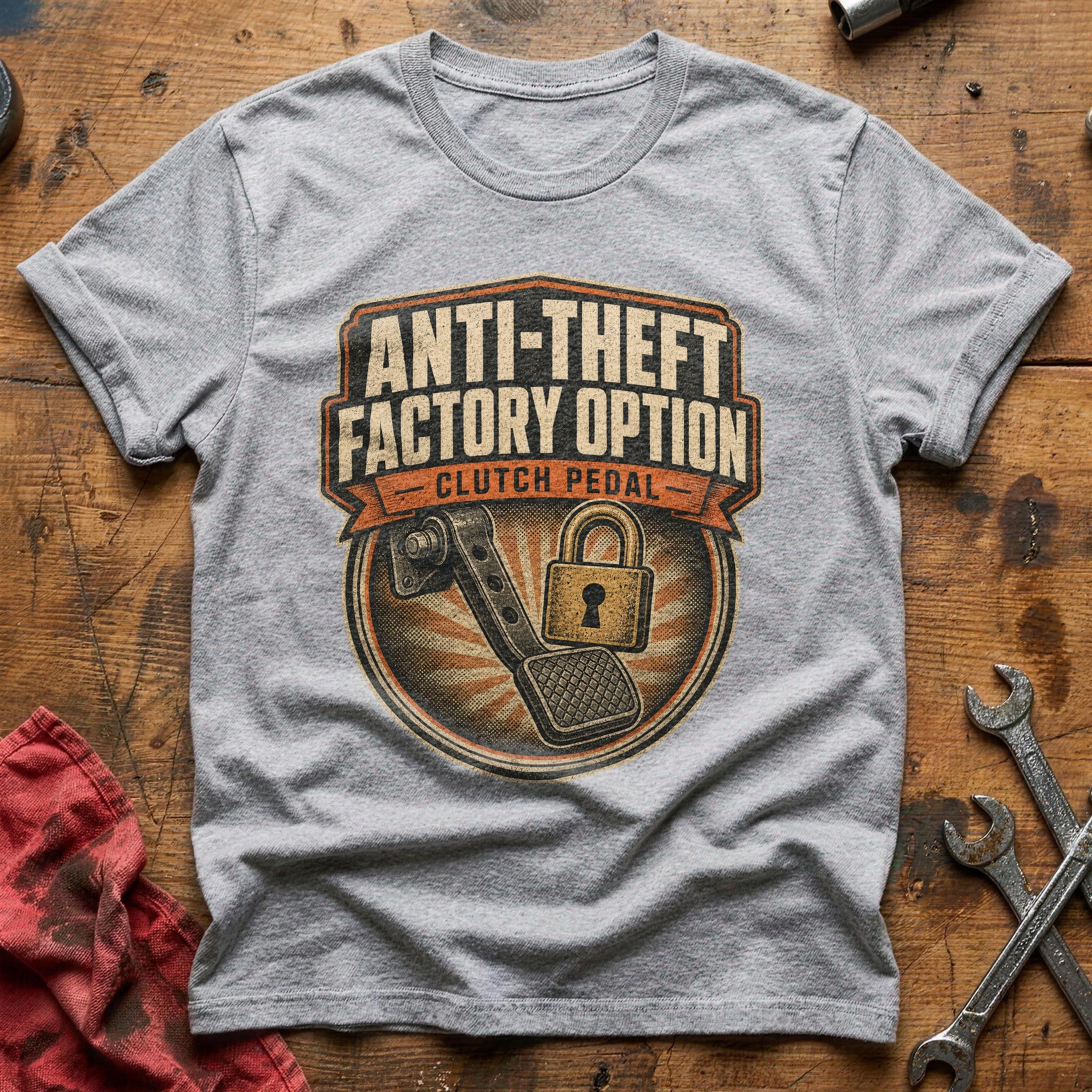 Factory Anti-Theft T-Shirt - Sport Grey