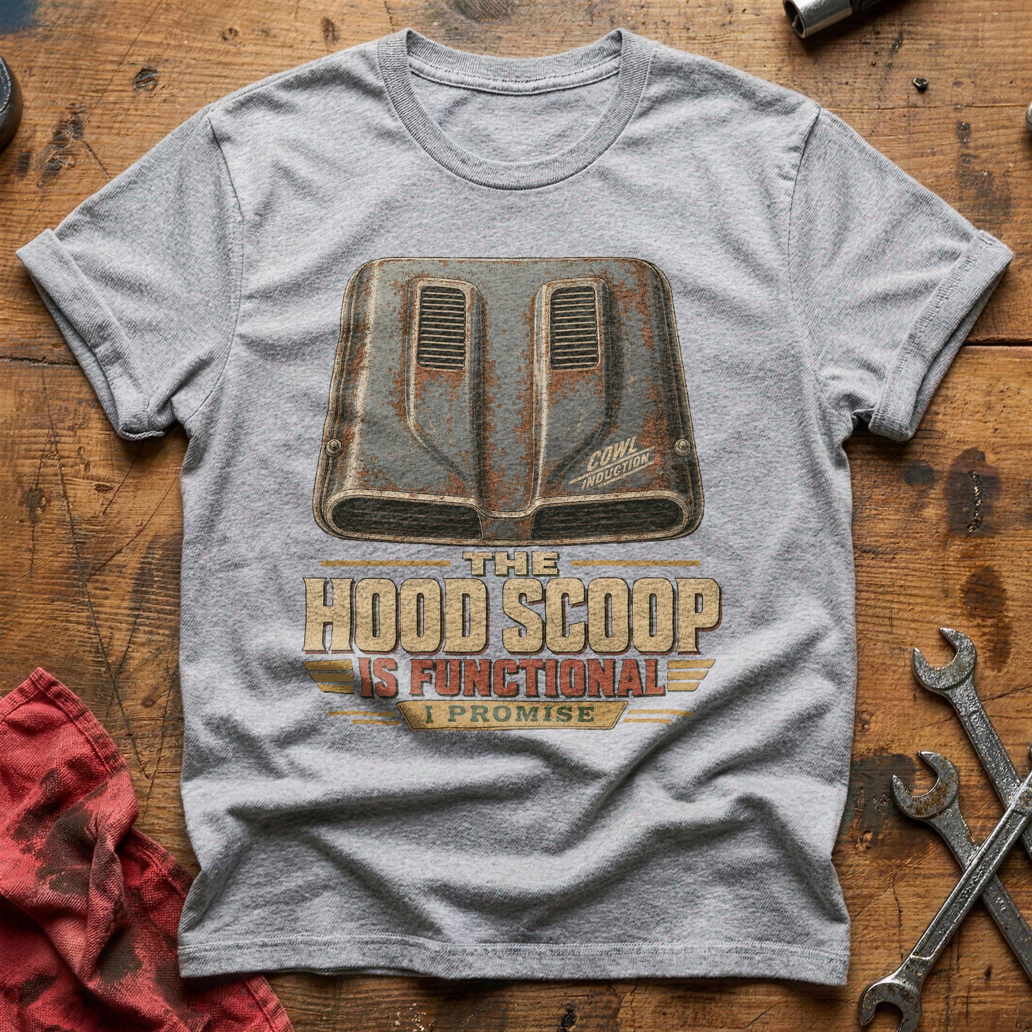 Hood Scoop Promise T-Shirt - Sport Grey