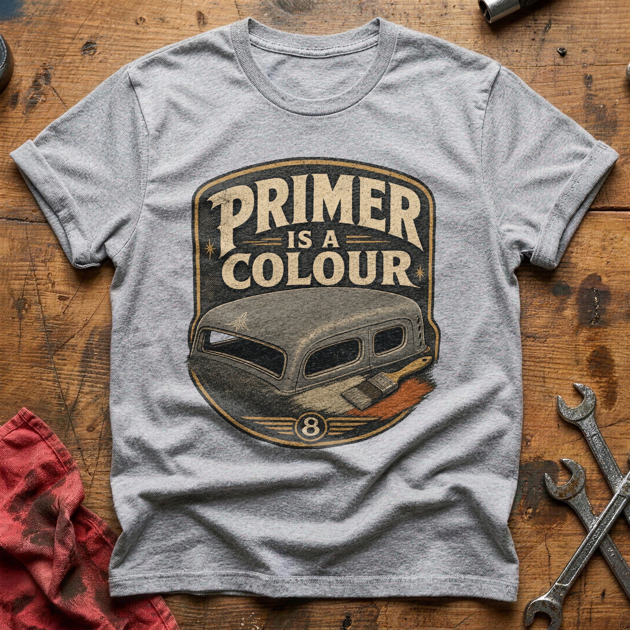 Primer is a Colour T-Shirt - Sport Grey