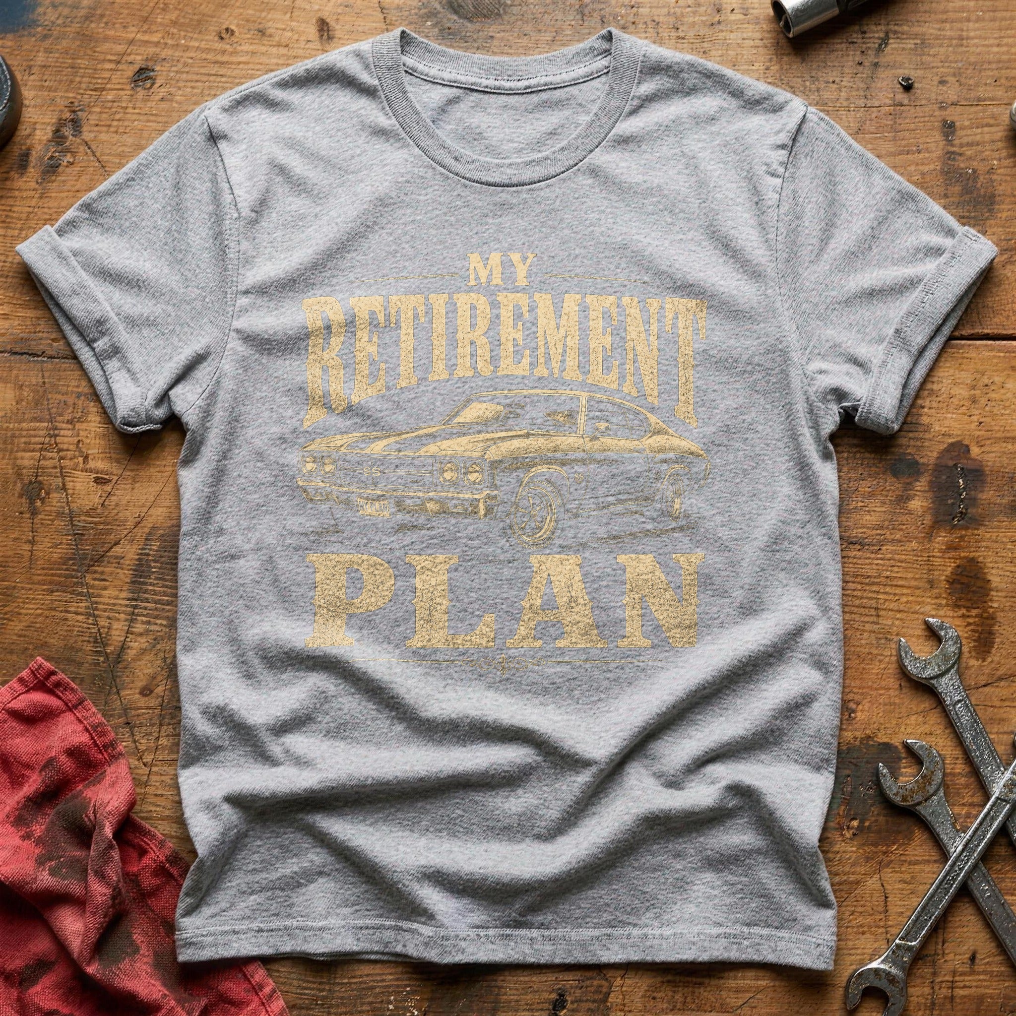 Retirement Plan T-Shirt - Sport Grey