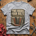 Stripped Bolt Blues T-Shirt - Sport Grey