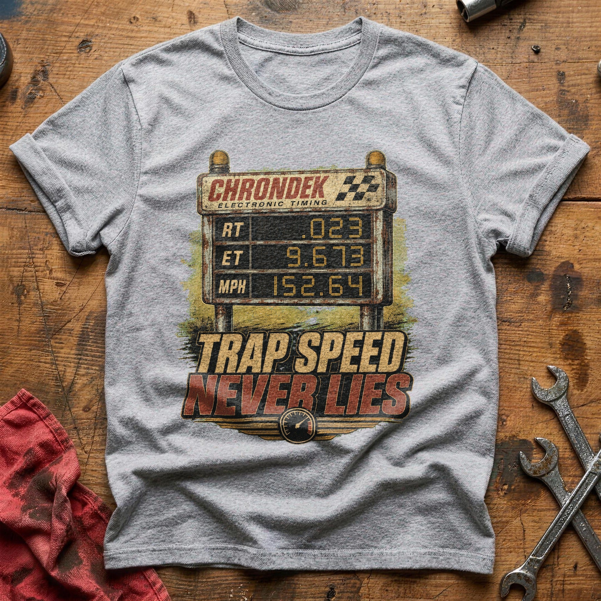 Trap Speed Never Lies T-Shirt - Sport Grey