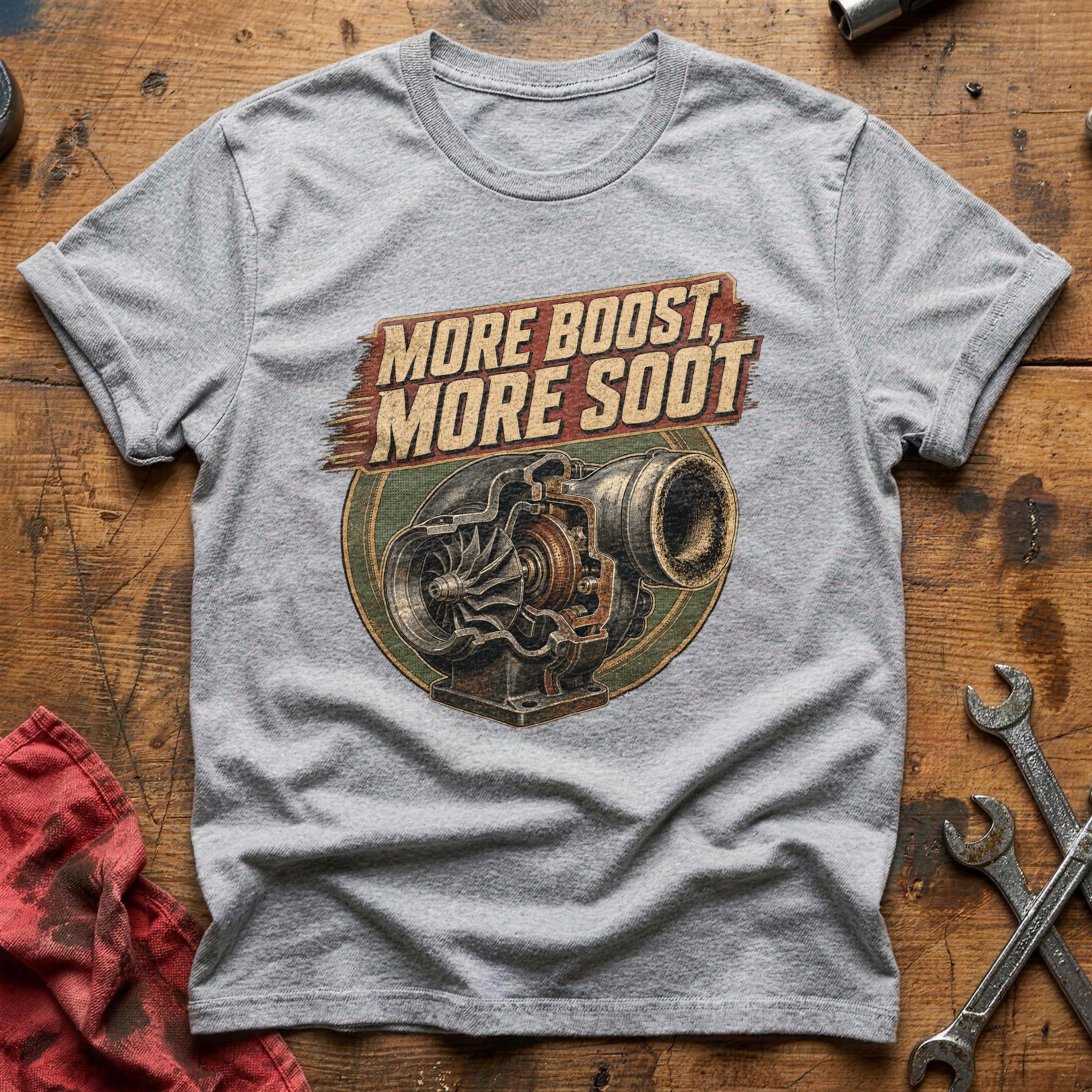 Turbocharged Truth T-Shirt - Sport Grey