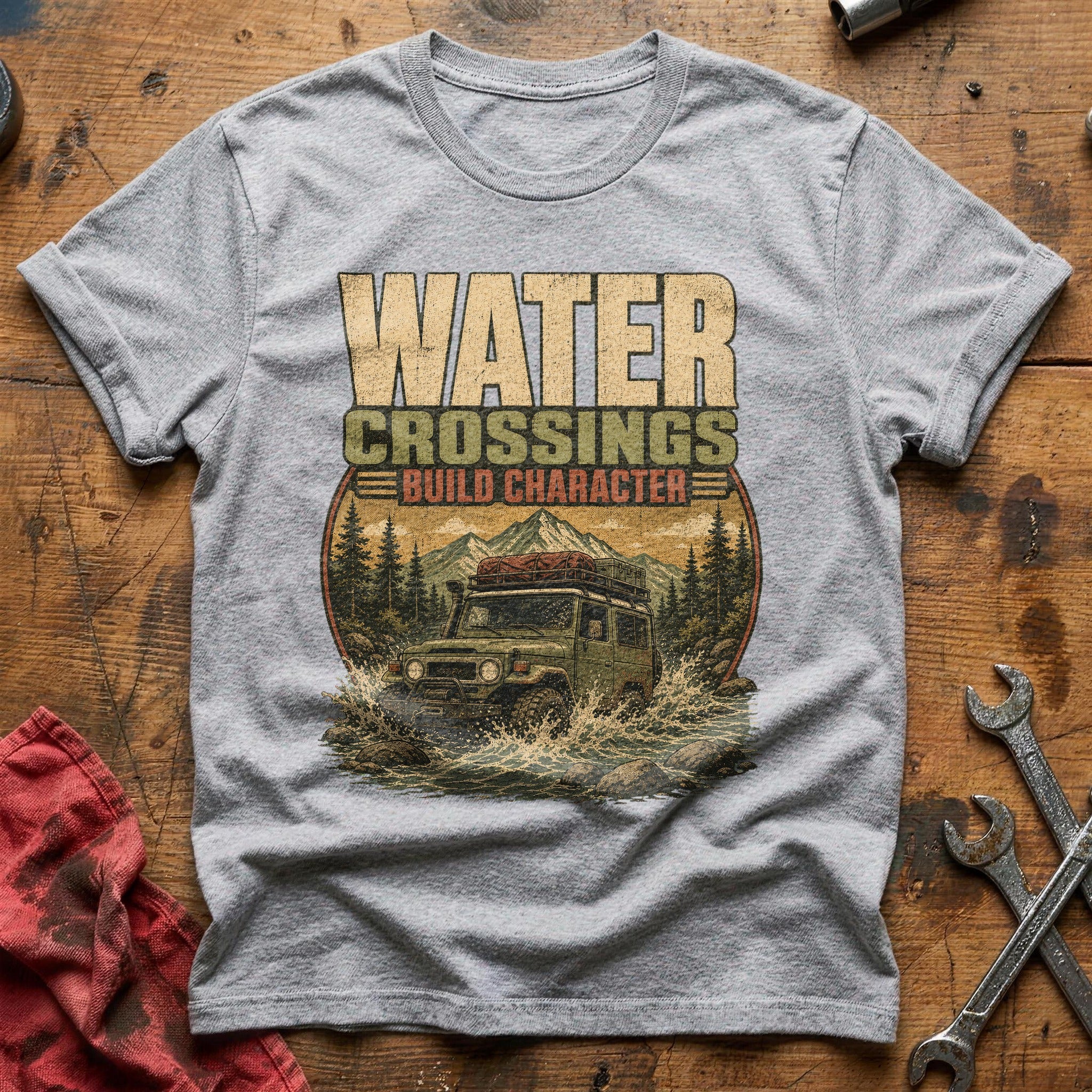 Water Crossings T-Shirt - Sport Grey