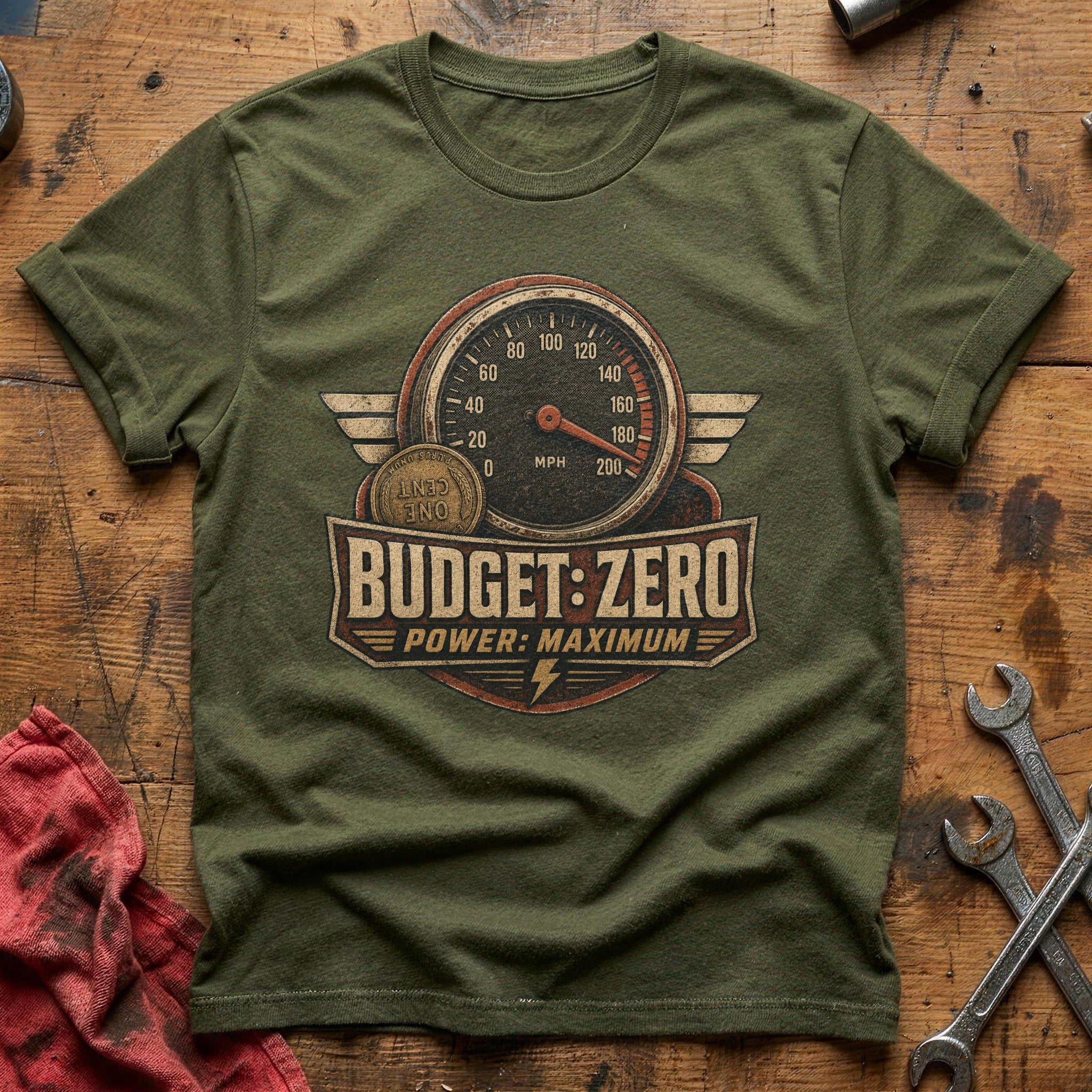 Budget Zero T-Shirt - Military Green