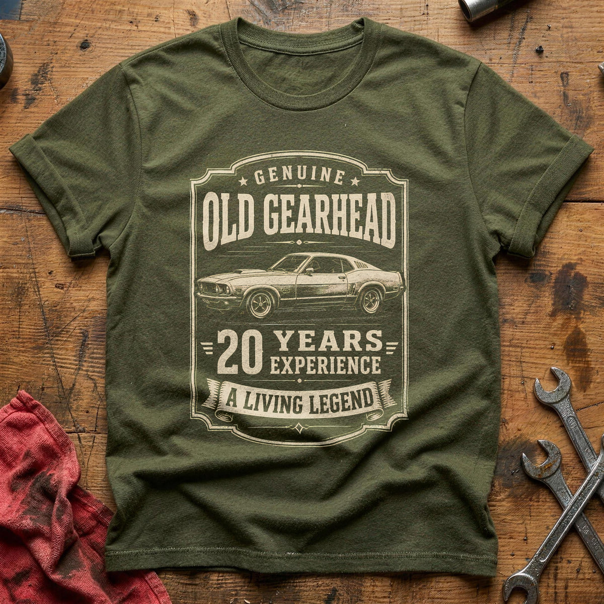 20 Living Legend T-Shirt - Military Green