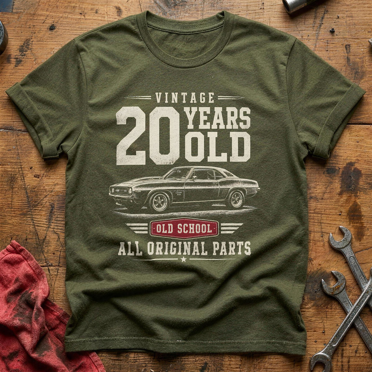 20 Original Parts T-Shirt - Military Green