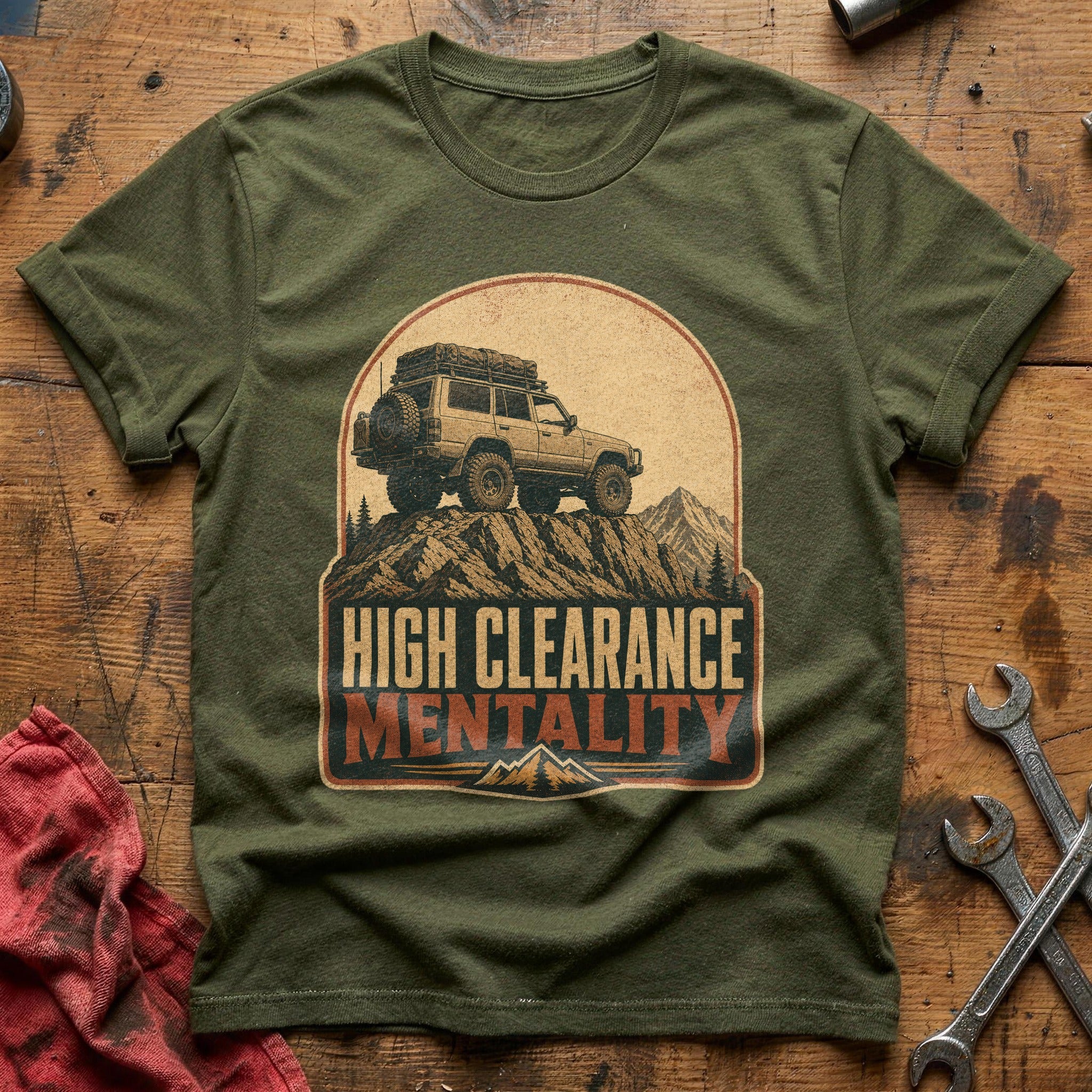 High Clearance Mentality T-Shirt - Military Green