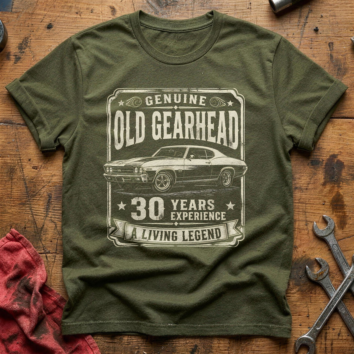 30 Living Legend T-Shirt - Military Green