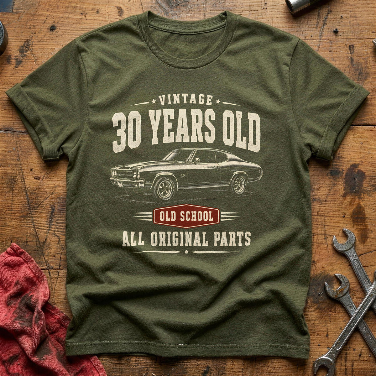 30 Original Parts T-Shirt - Military Green