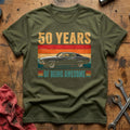 50 Being Awesome T-Shirt - Military Green