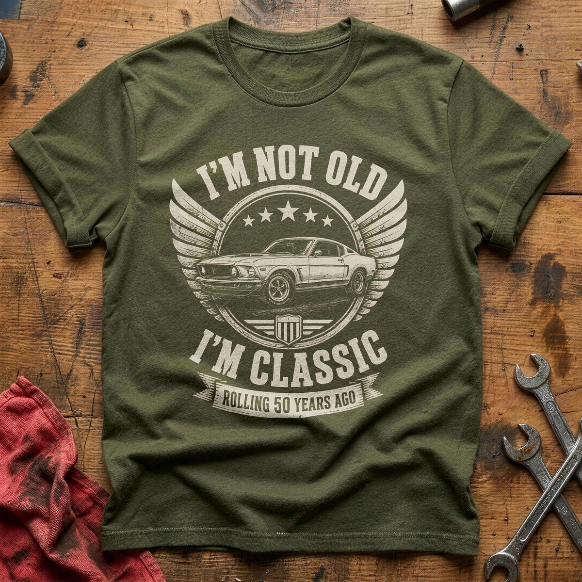50 Im Classic T-Shirt - Military Green
